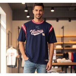 Michael Waltrip #15 T Shirt Autographed Chase Authentic Nascar Racing NWT Size L